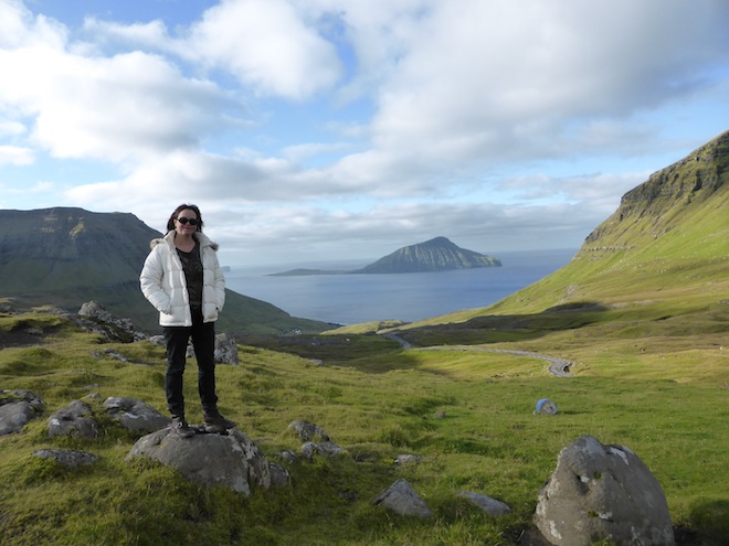 Me in the stupendously beautiful Faroe Islands.  © Kate Russo