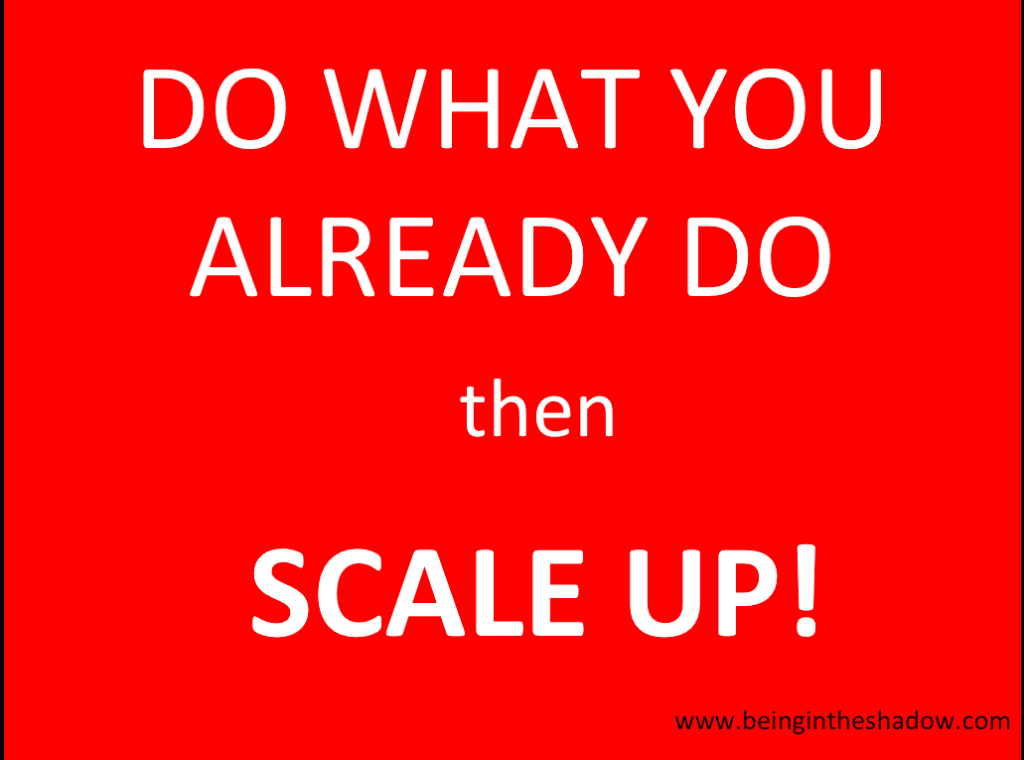 Eclipse planning approach - do what you already do, then scale up